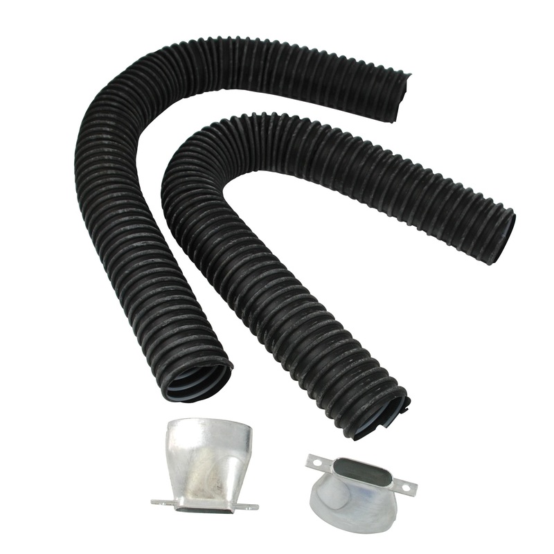 Heater Defroster Nozzle & Hose Kit; 1940 Car