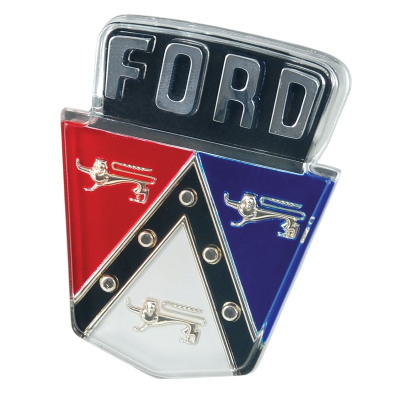 Trunk Emblem; 1950-54 Car, Wagon, 1955-56 Mainline, Customline, Wagon