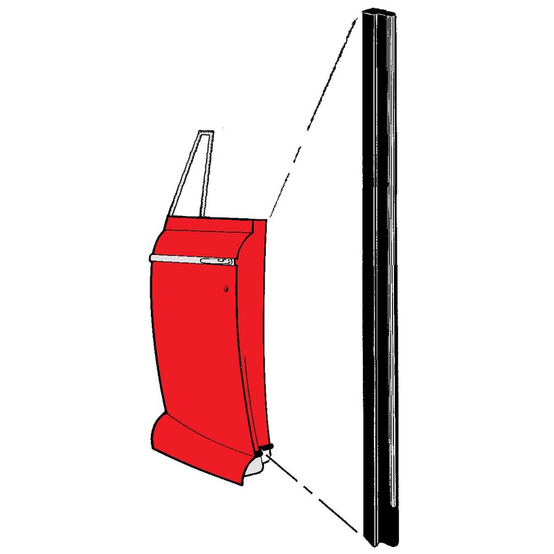 Back Edge Door Seal Kit; 1941-48 Convertible