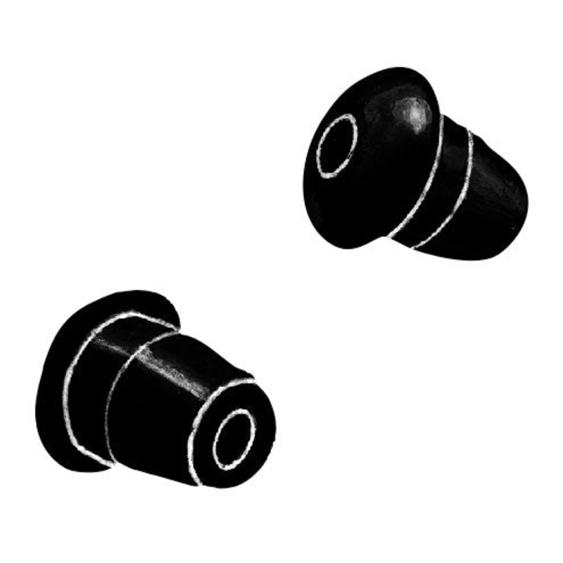 Choke & Throttle Dash Grommets; 1933-37 Car, Pickup, Commercial