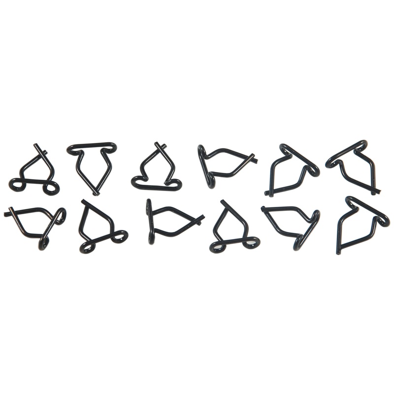 Grille Trim Clips; 1934 Car, 1935 Pickup