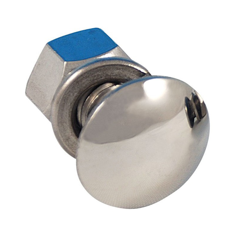 Headlight Stand Bolt w/o Hole (Stainless); 1933-34 Car, 1935-37 Pickup