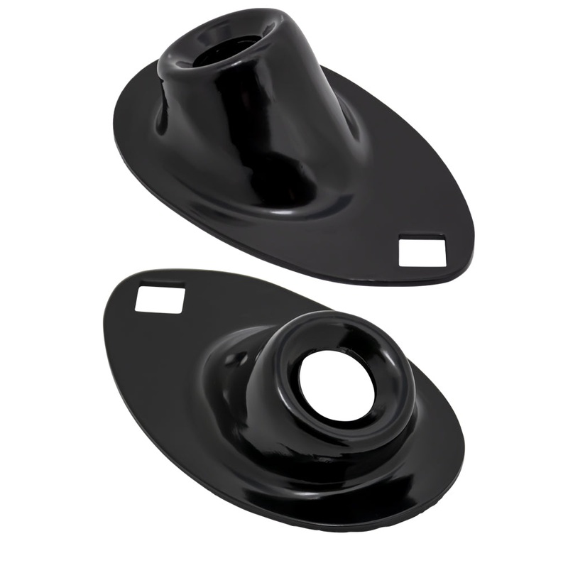 Headlight Stands Shorty (Black); 1933-34 Car, 1935-37 Pickup