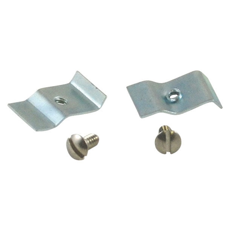 License Plate Light Retainer Clips; 1933-37 Car, 1932-52 Pickup