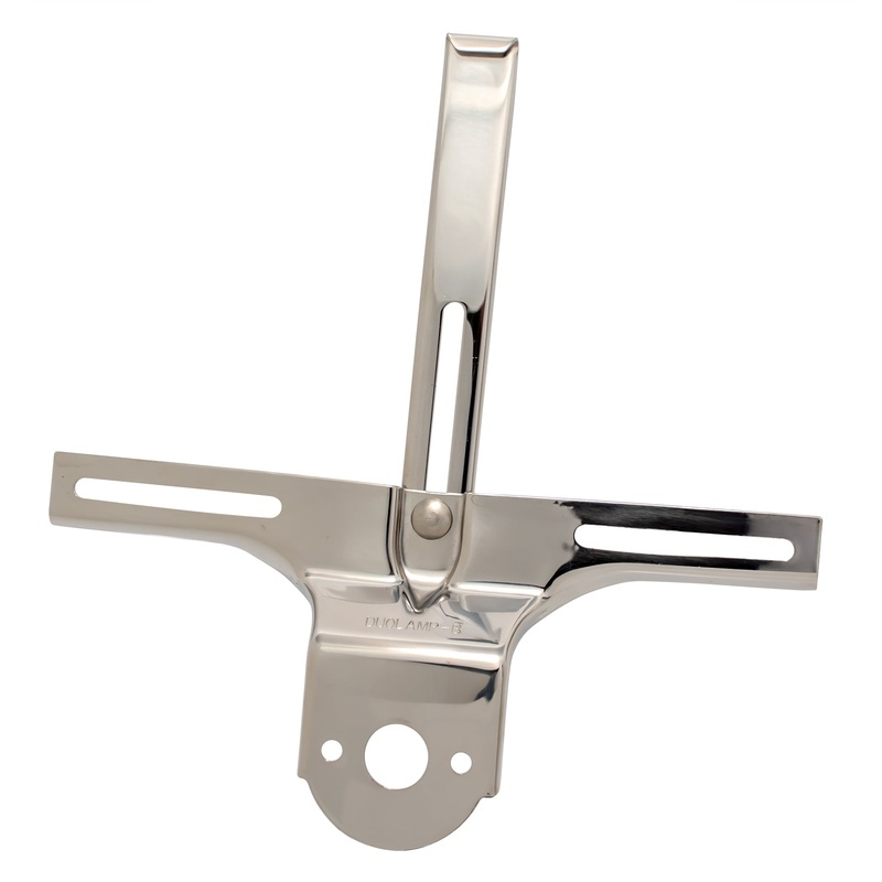 Rear License Plate Bracket (Stainless); 1933-36 Car
