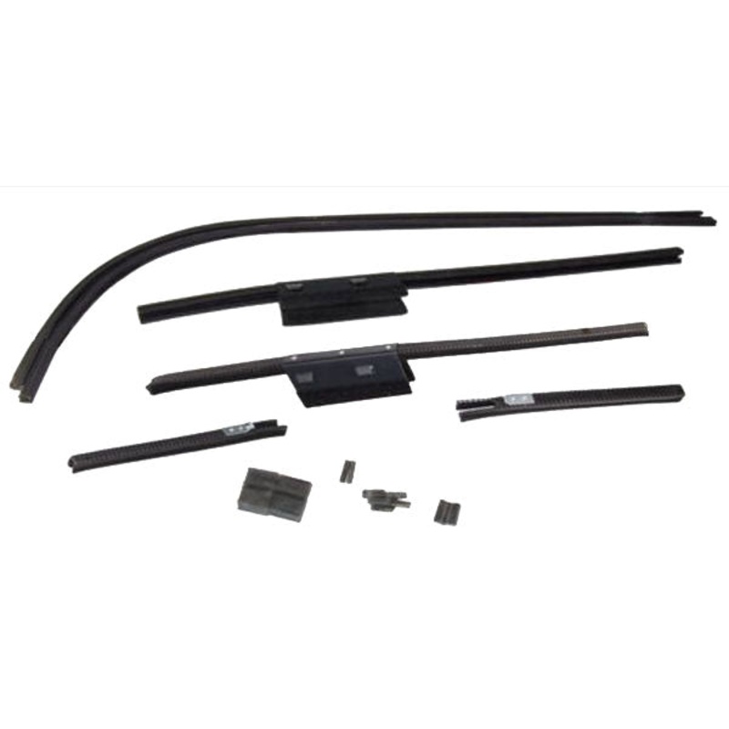 Rear Quarter Window Channel Kit; 1934 Tudor, Victoria