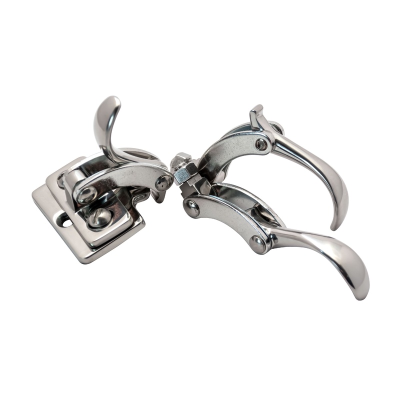 Top Hold Down Latch Kit; 1941-48 Convertible