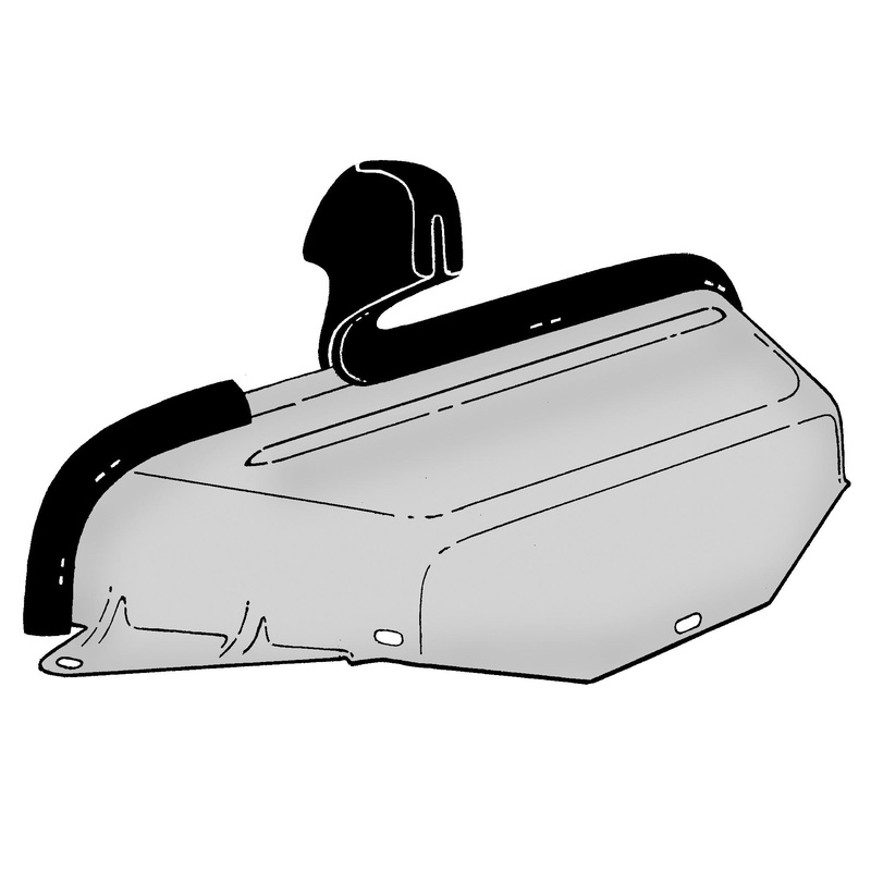 Upper Radiator Shroud to Radiator Seal; 1942-48 Car