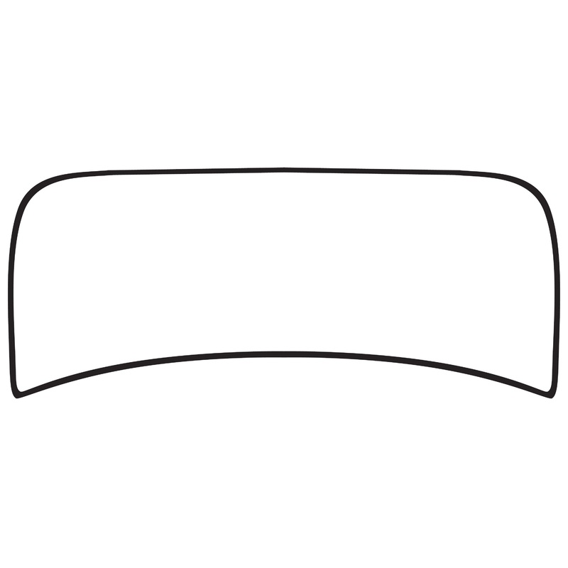 Windshield Seal; 1932 3W Coupe, 1933-34 Car
