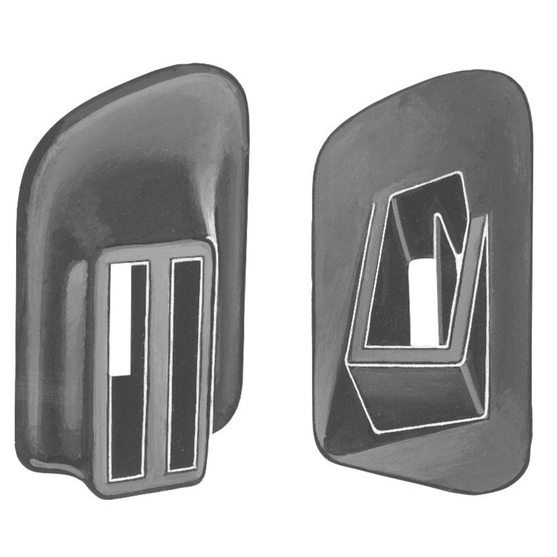 Front Bumper Arm Grommets; 1935-37 Pickup