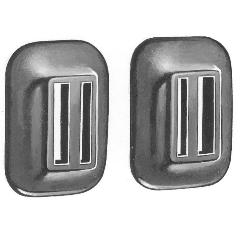 Front Bumper Arm Grommets; 1935 Car