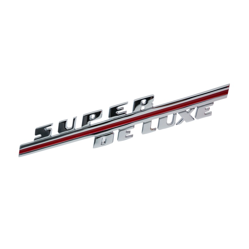 Front Fender Name Plate (Super Deluxe); 1946-47 Super Deluxe
