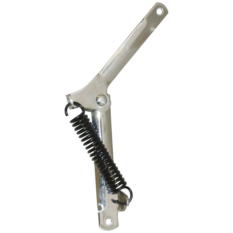 Hood Arm Spring Supports (Stainless); 1942-48 Car, 1942-47 Pickup, Commercial