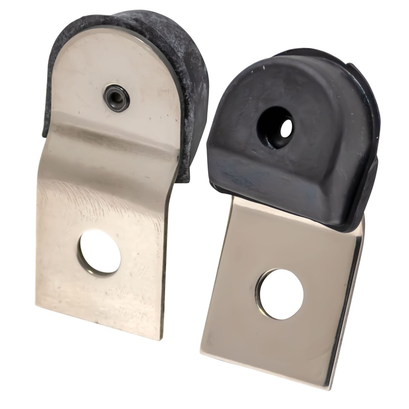 Hood Bumper Bracket (Stainless); 1936 Car