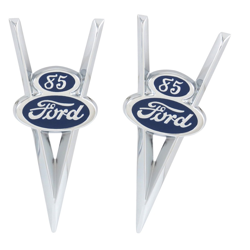 Hood Side Emblems; 1937 Pickup, Commercial