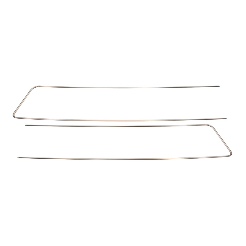 Hood Side Trim; 1937 Pickup, Commercial