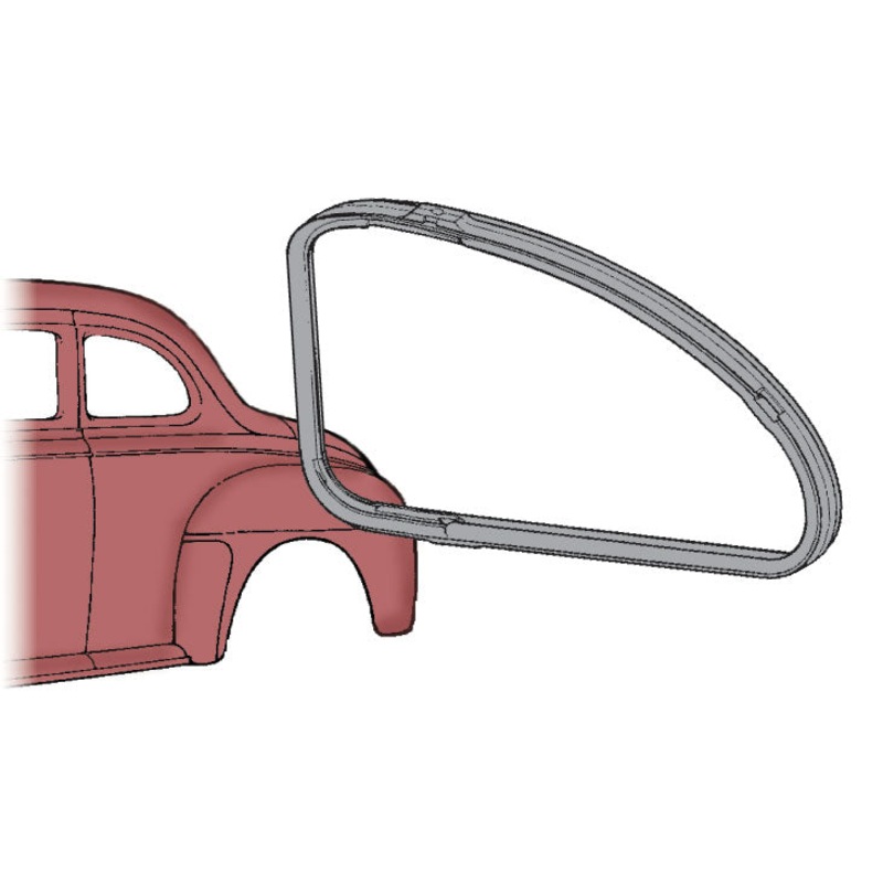 Quarter Window Seals; 1946 Late-48 Sedan Coupe