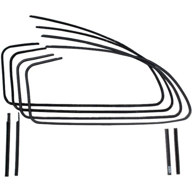 Rear Quarter Window Channel Kit; 1935-36 Tudor
