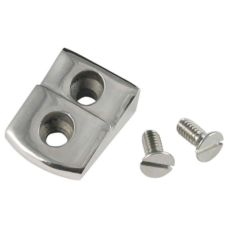 Door Striker Plate (Stainless); 1935-39 Closed Car, 1938-52 Pickup