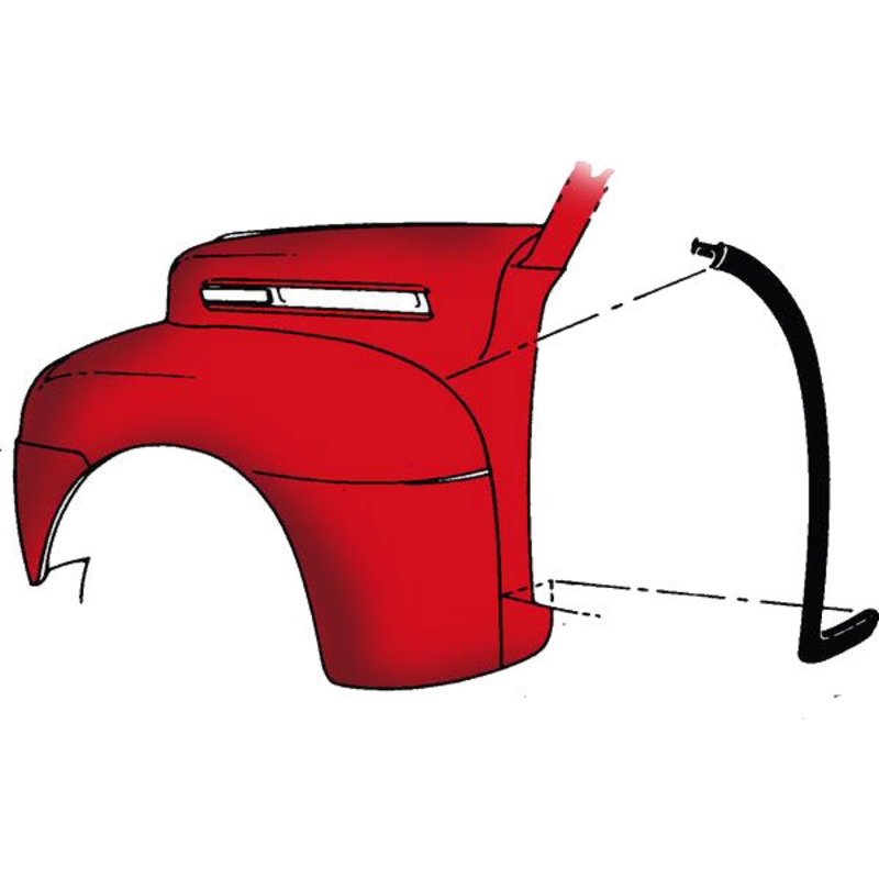 Fender to Cowl Seal; 1948-52 Pickup