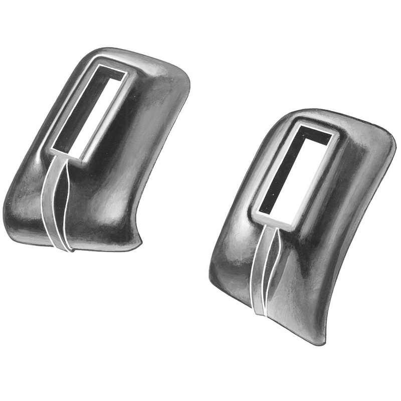 Front Bumper Arm Grommets; 1938-39 Pickup