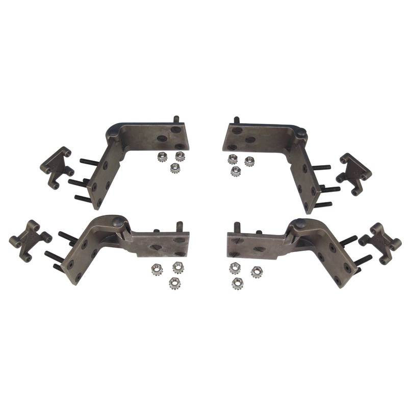 Front Door Hinge Kit; 1937-40 Car