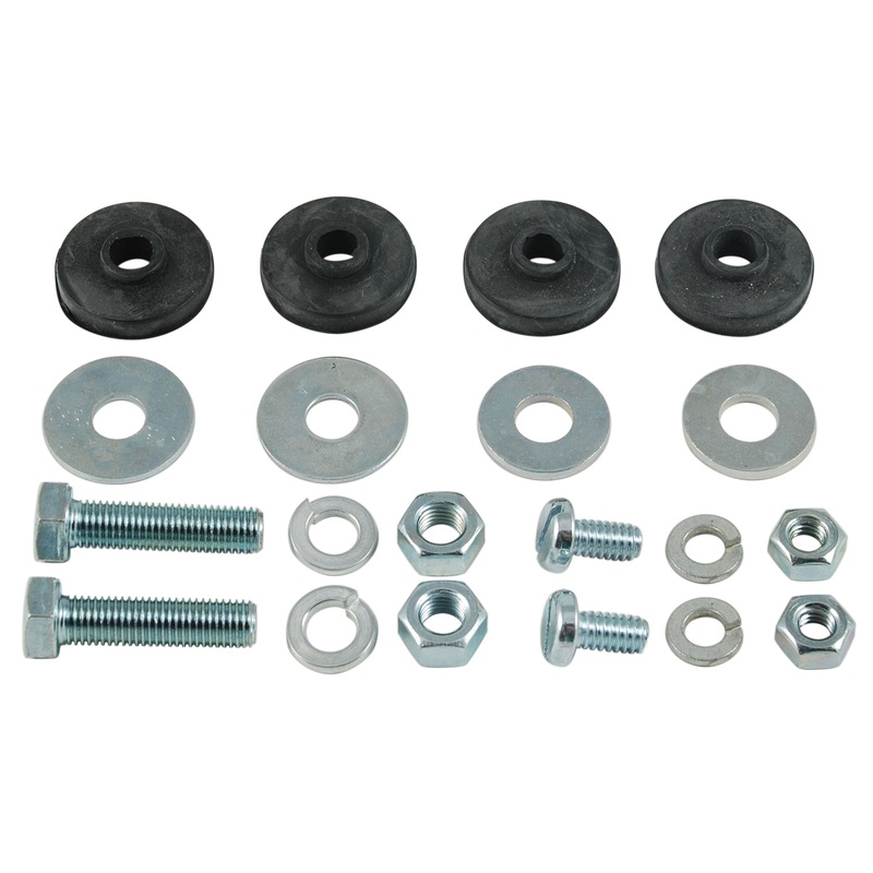 Rear Fender Brace Hardware Kit; 1937-40 Car