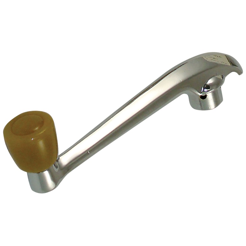 Door Window Crank (Chrome/Yellow); 1939 Standard