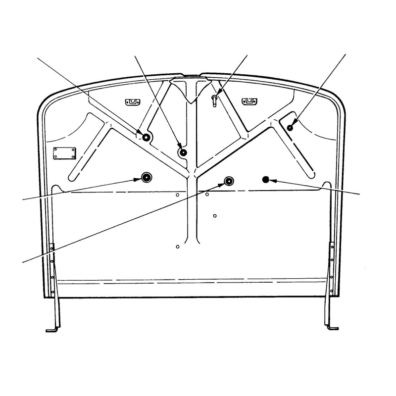 Firewall Grommet Kit; 1932 Car, Pickup