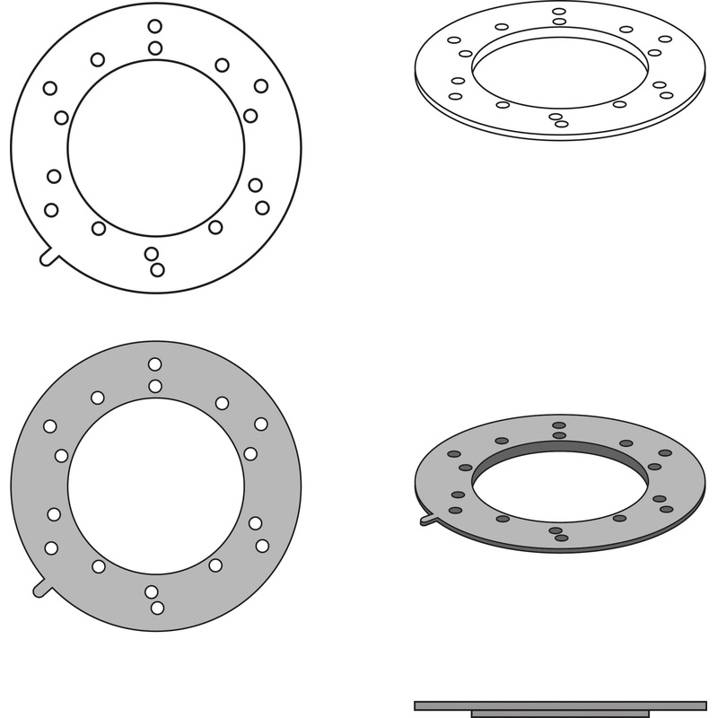 Gas Tank Sending Unit Gasket; 1936-59 Car, Pickup (no Ranchero)