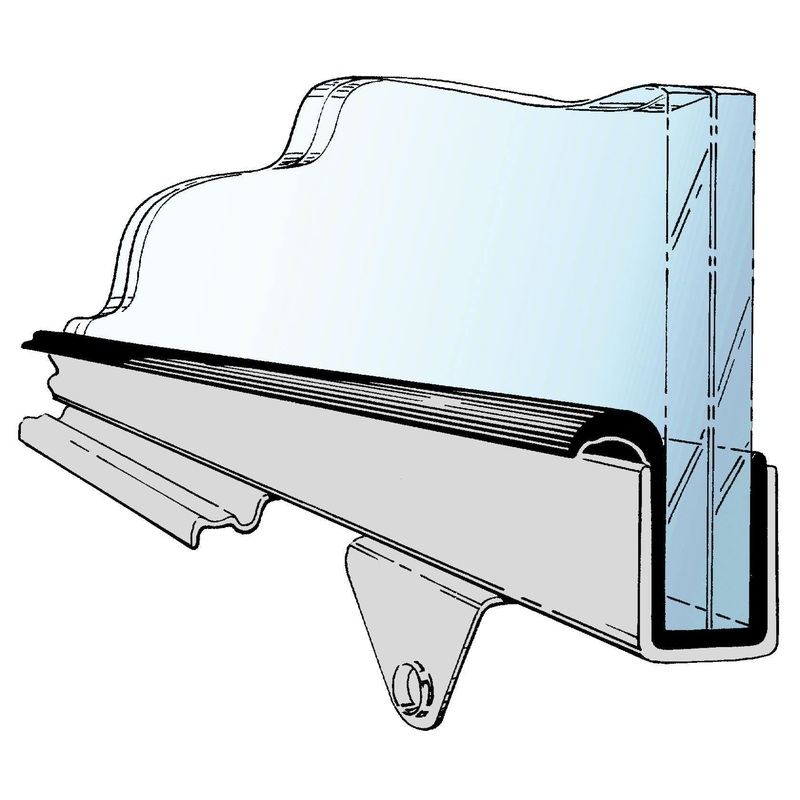 Glass to Door Channel Seal; 1932-38