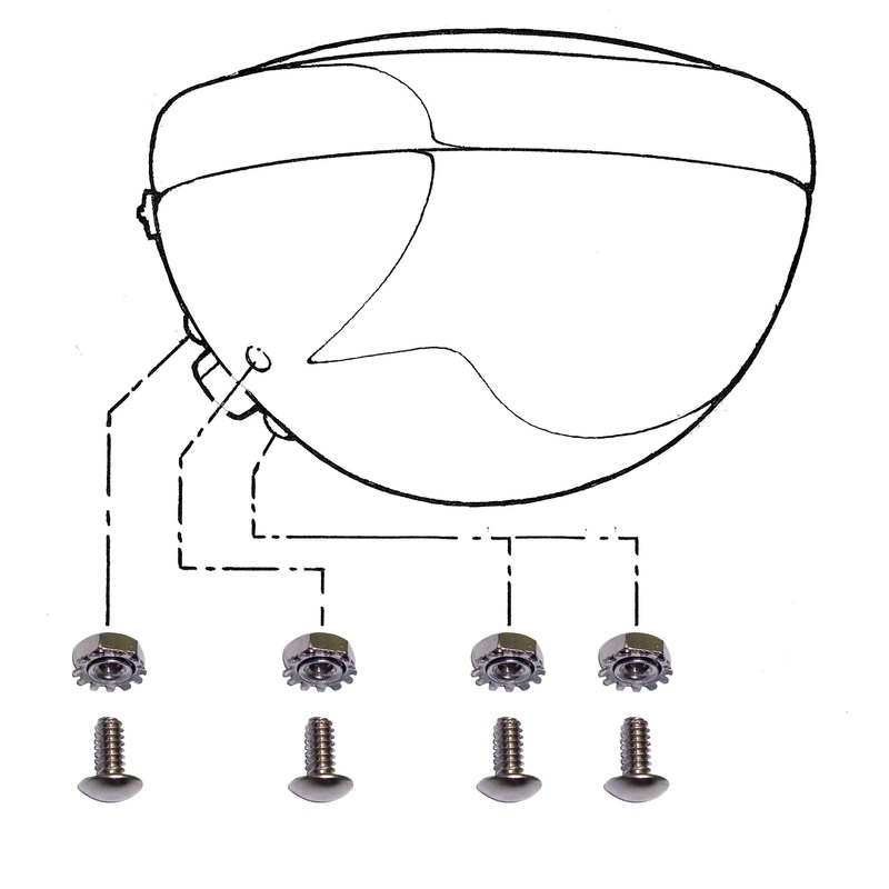 Headlight Mount Repair Kit; 1928-36 Car, 1928-39 Pickup