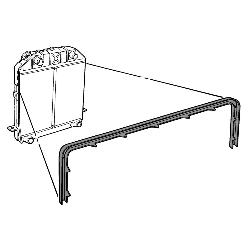 Headlight Wire Crossover Channel; 1939-40 Car, Pickup