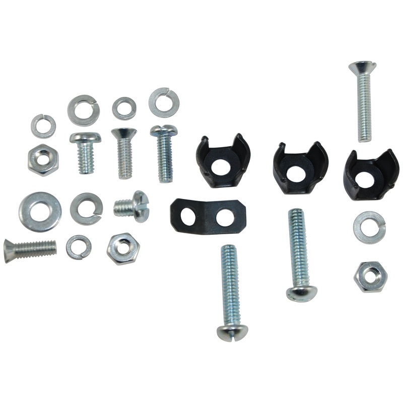 Hood Ornament Hardware Kit; 1939-40 Car, 1939-40 Pickup