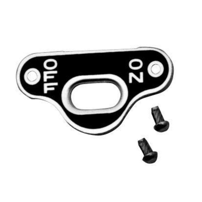 Ignition On-Off Switch Plate; 1932