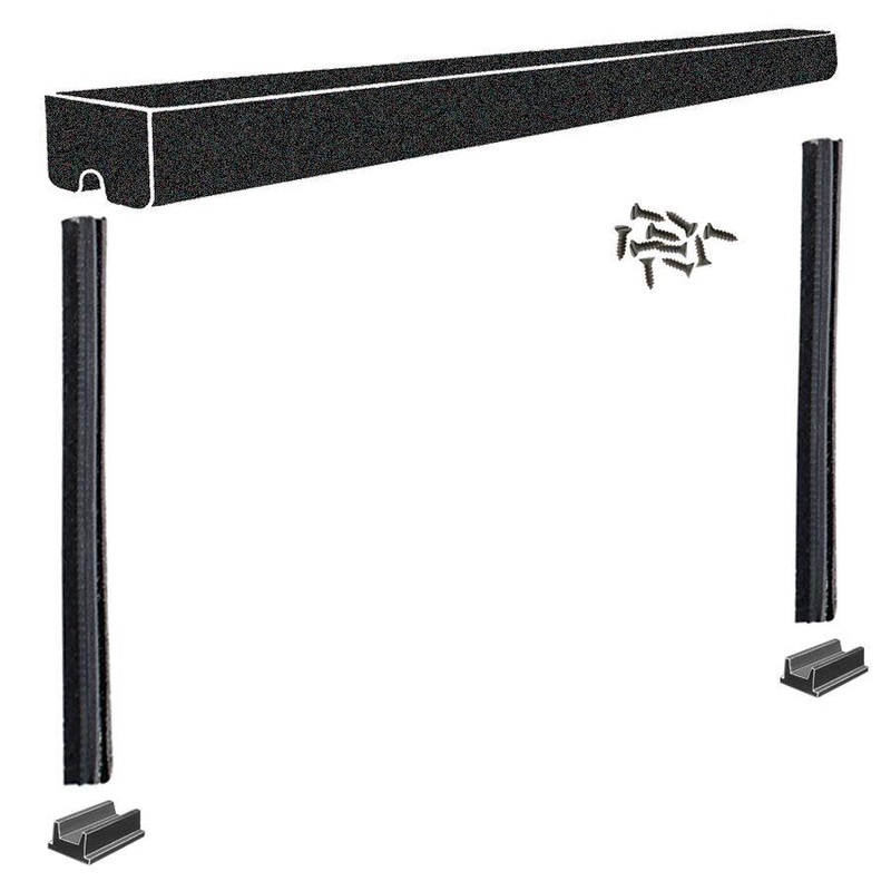 Rear Roll-Up Window Channel Kit; 1930-34 Coupe