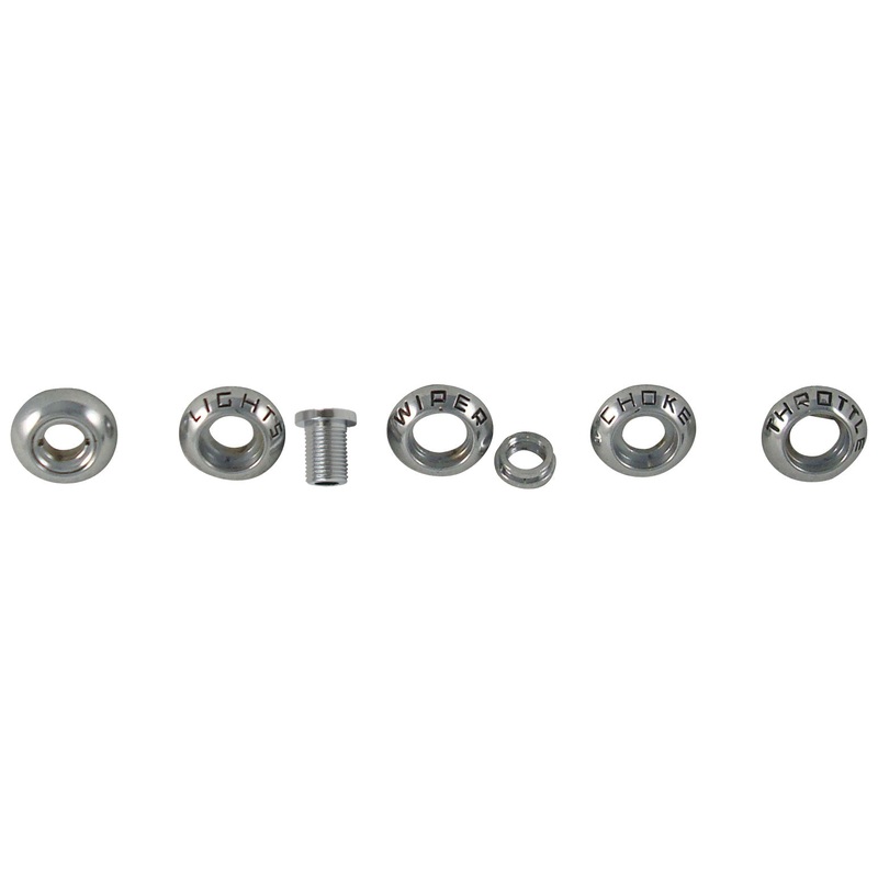 Dash Knob Bezel Kit; 1956 Pickup