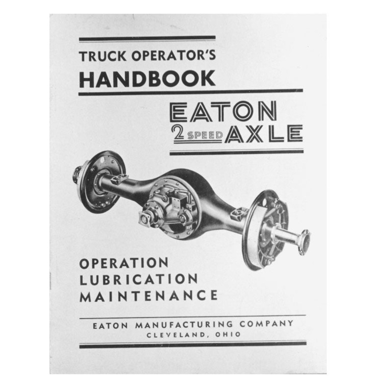 Eaton 2-Speed Axle Handbook