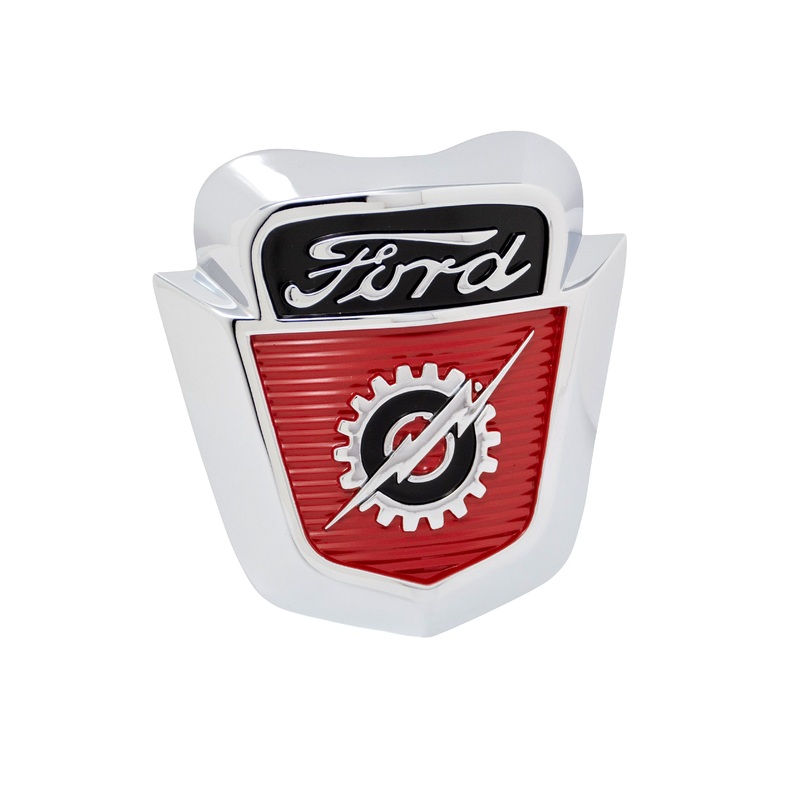 Front Hood Emblem; 1953-56 Pickup