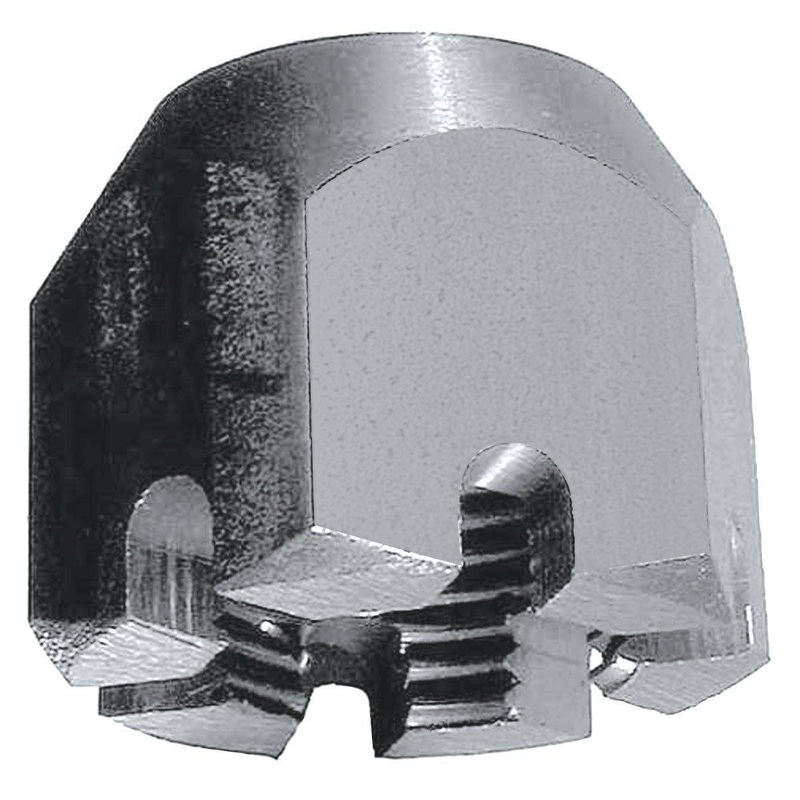 Front Spring Perch Castle Nut; 1928-48 Car, Pickup