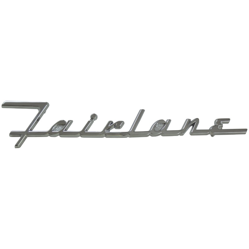 Hood Name Plate (Fairlane); 1955-56 Fairlane