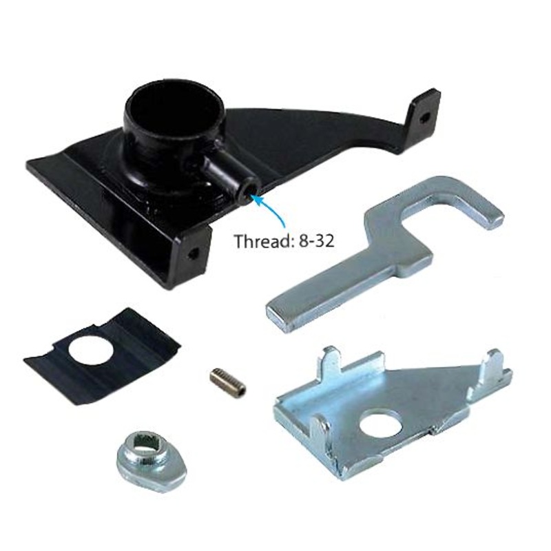 Lock Cylinder Mount, LH; 1935-37 Pickup, Commercial