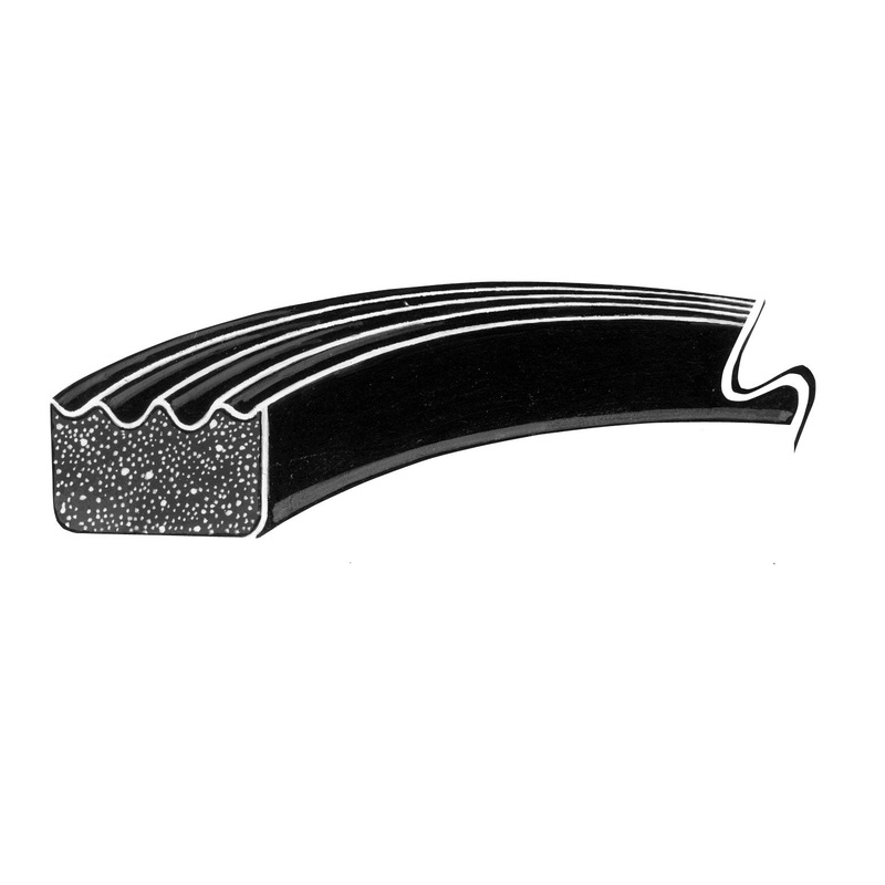 Small Ribbed Sponge Seal (20′)