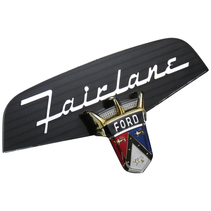 Trunk Emblem; 1956 Fairlane