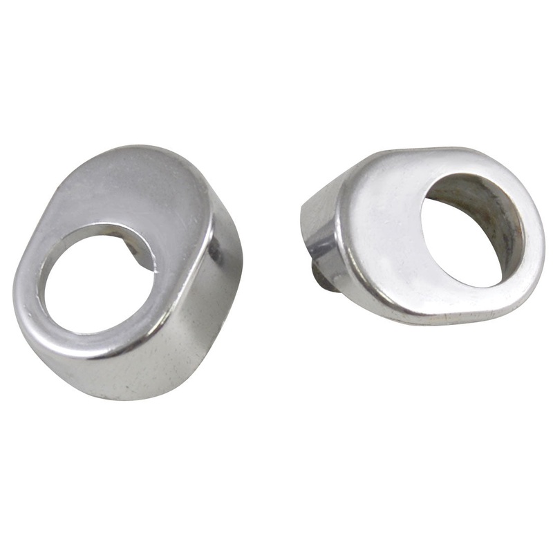Wiper Pivot Shaft Bezels; 1955-56 Car, 1955-57 Thunderbird
