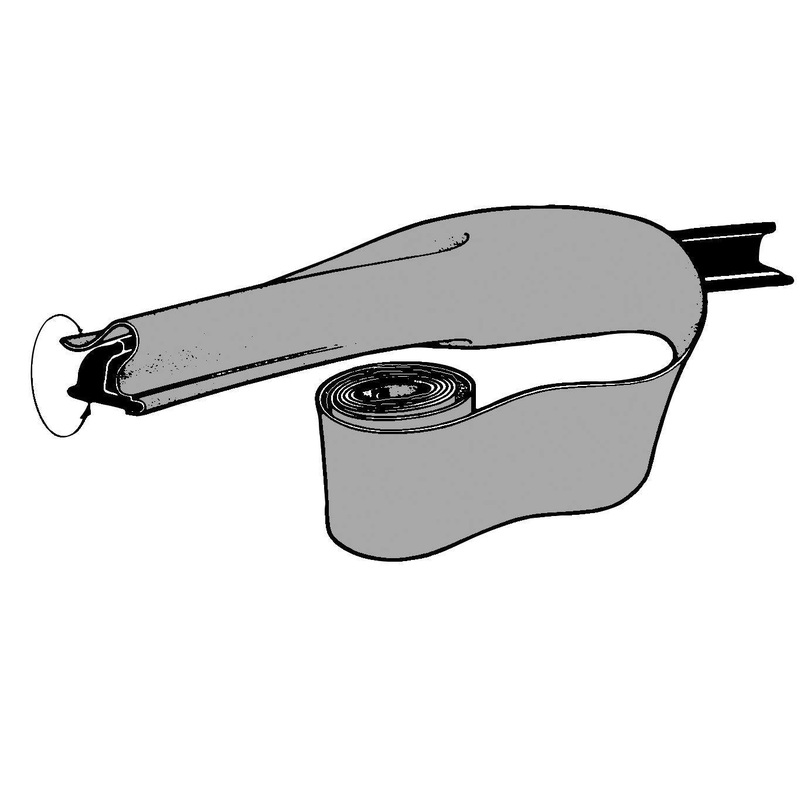 Adhesive Felt Strip; 1932-51 Convertible