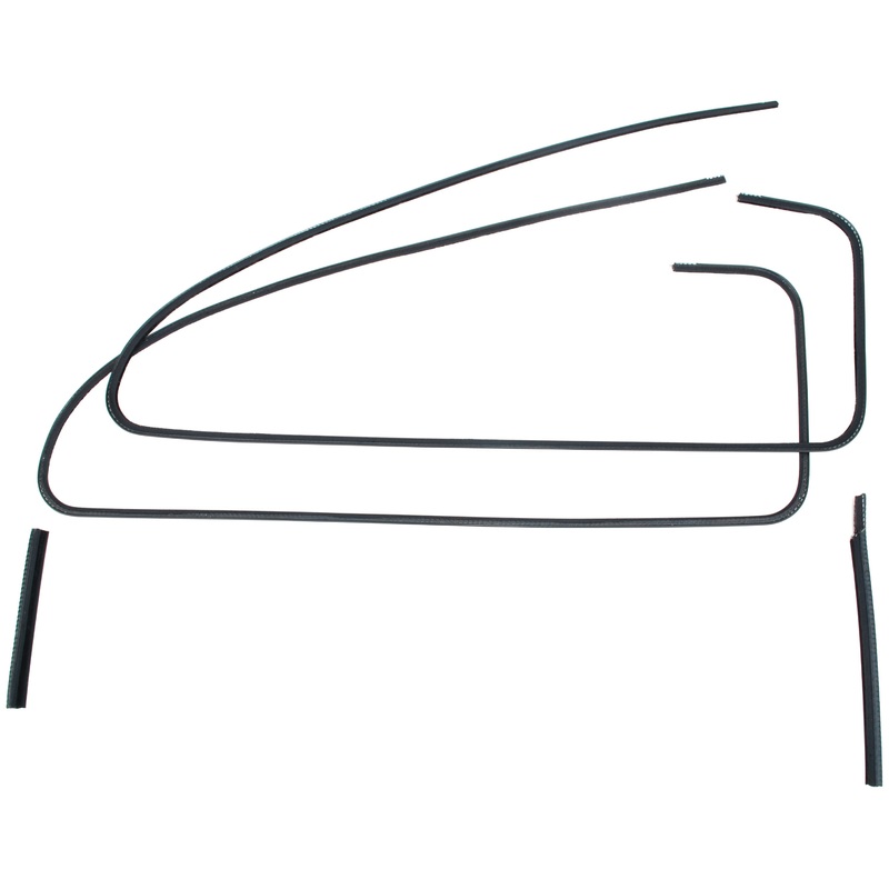 Rear Quarter Window Channel Kit; 1938 Deluxe Tudor, 1939-40 Tudor