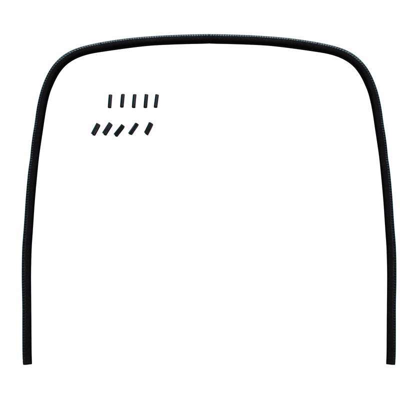 Rear Roll-Up Window Channel Kit; 1935-36 Coupe