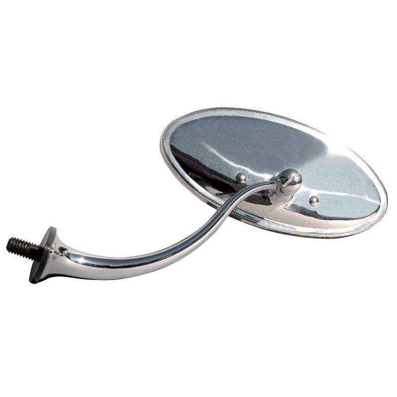 Swan Neck Mirror w/ Oval Head, LH