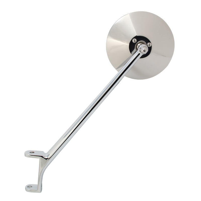 Door Hinge Rearview Mirror (Chrome); 1935-47 Pickup